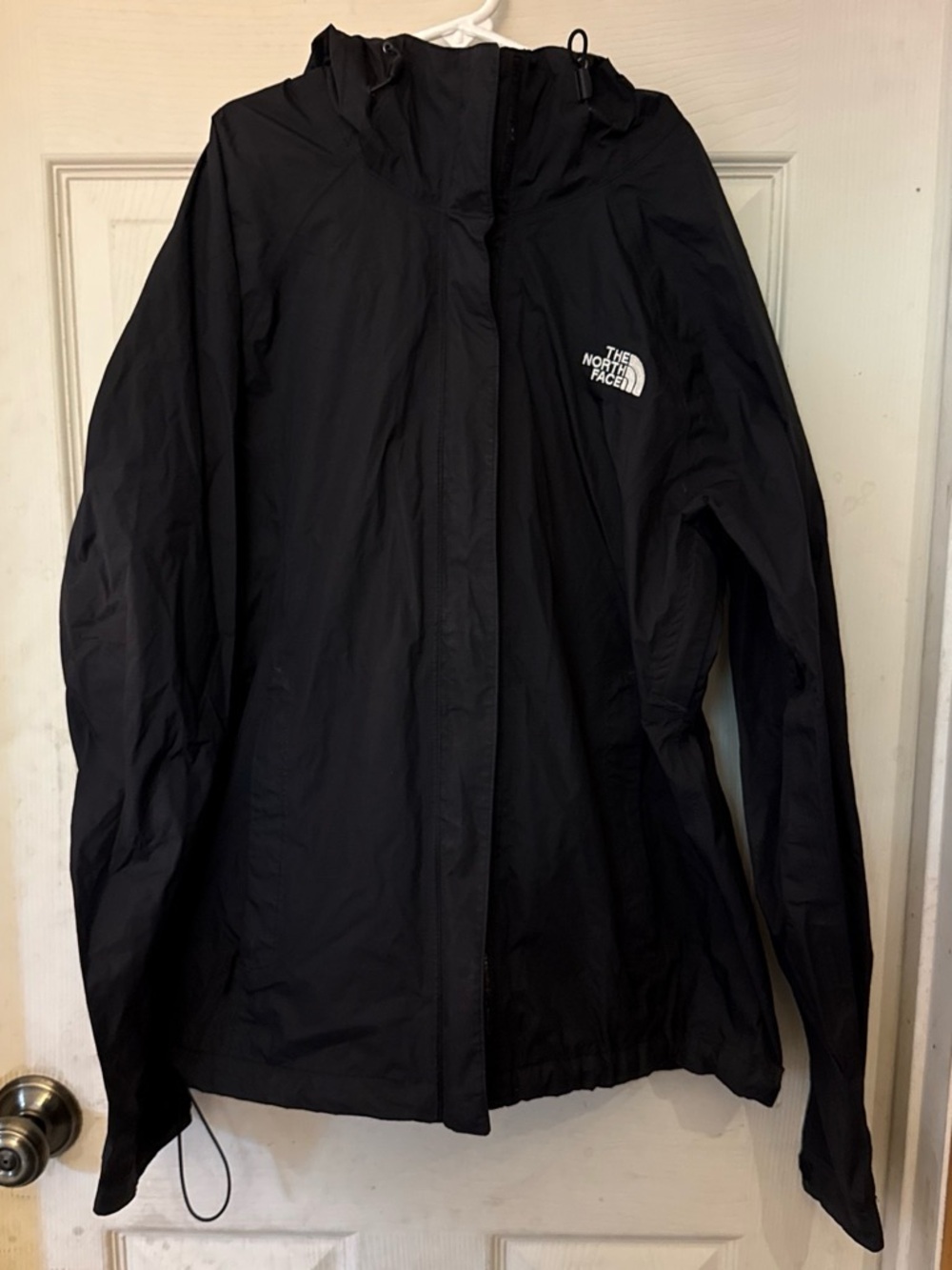 The North Face Black Hooded Ski/Snow Jacket